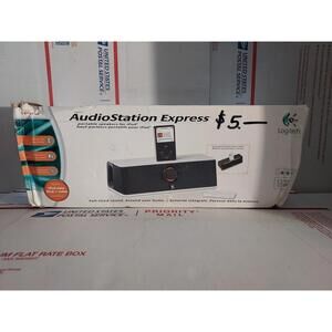 Logitech Audiostation Express Multimedia Speaker iPod No Cords No Remote - #421